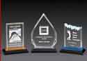 Three acrylic awards