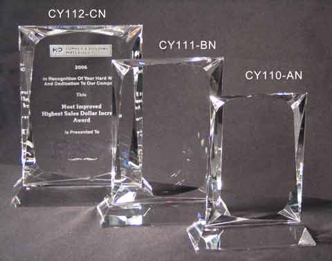 Image of 3 optical TV Awards