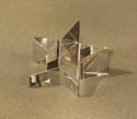 Image of optical crystal star paperweight