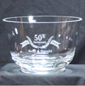 This is a image of a ten inch engraved crystal bowl and when selected will take the visitor to the crystal and glass home page displaying many diffirent glass and crystal items.