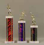 Image of three trophies with sq column and 2010 dates