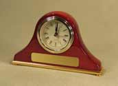 Image of redwood desk clock 