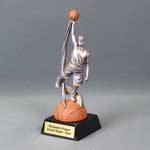 This is a basketball player doing a hook shot 